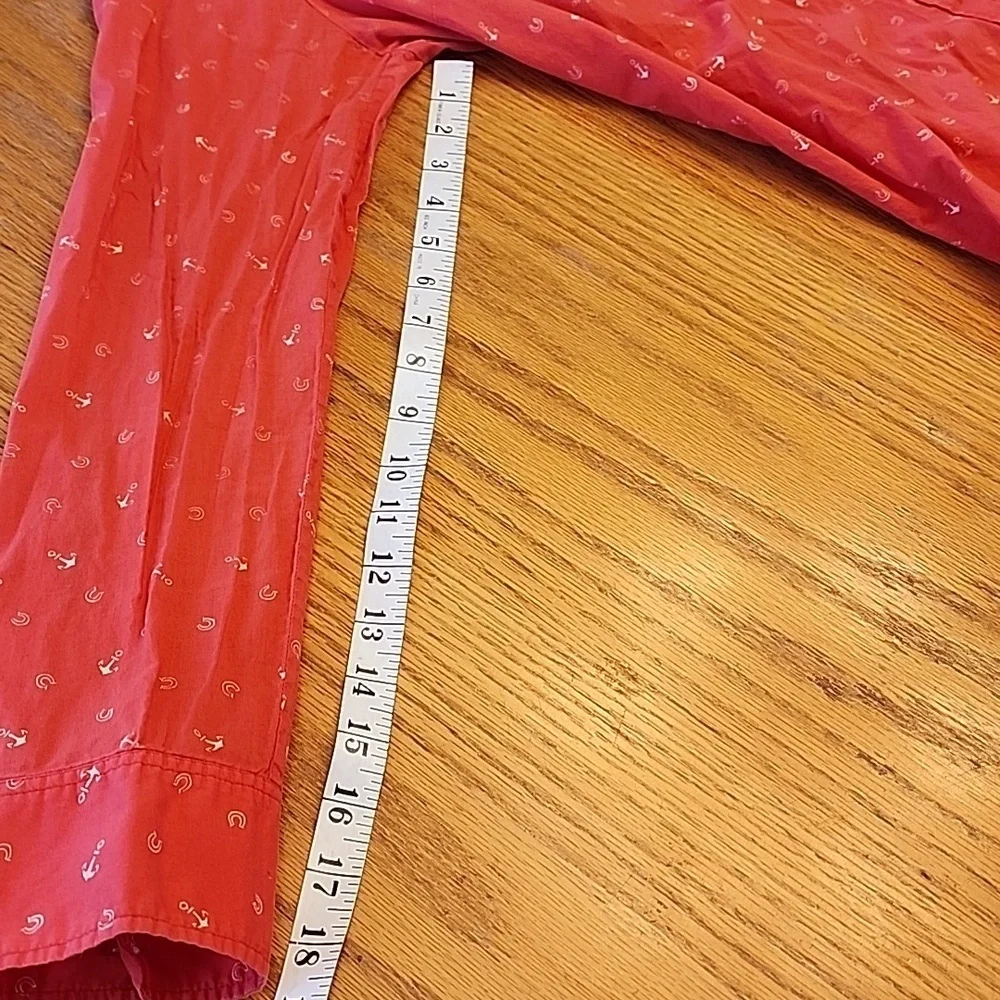 J. Crew Red Patterned Shirt